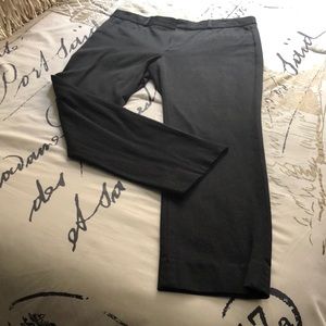 Sloan cut fuller leg mid rise pants